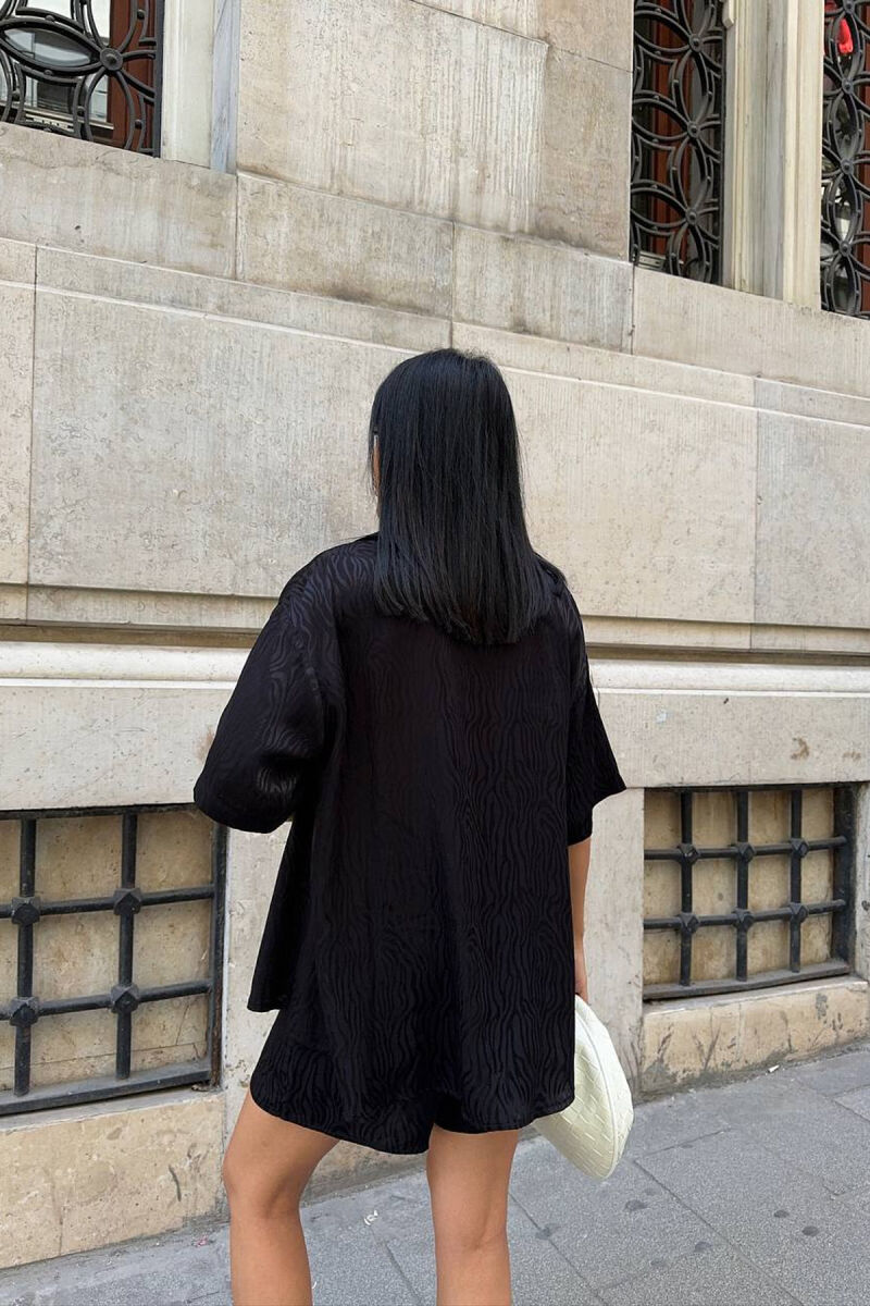 SET KEMISHE+PANTALLONA TE SHKURTA PER FEMRA NE NGJYRE TE ZEZE - 3