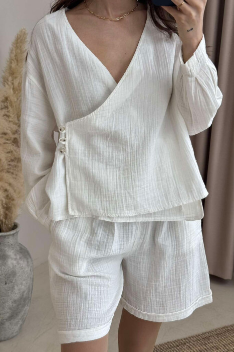 SET LINO PËR FEMRA NË NGJYRËN E BARDHË - 2