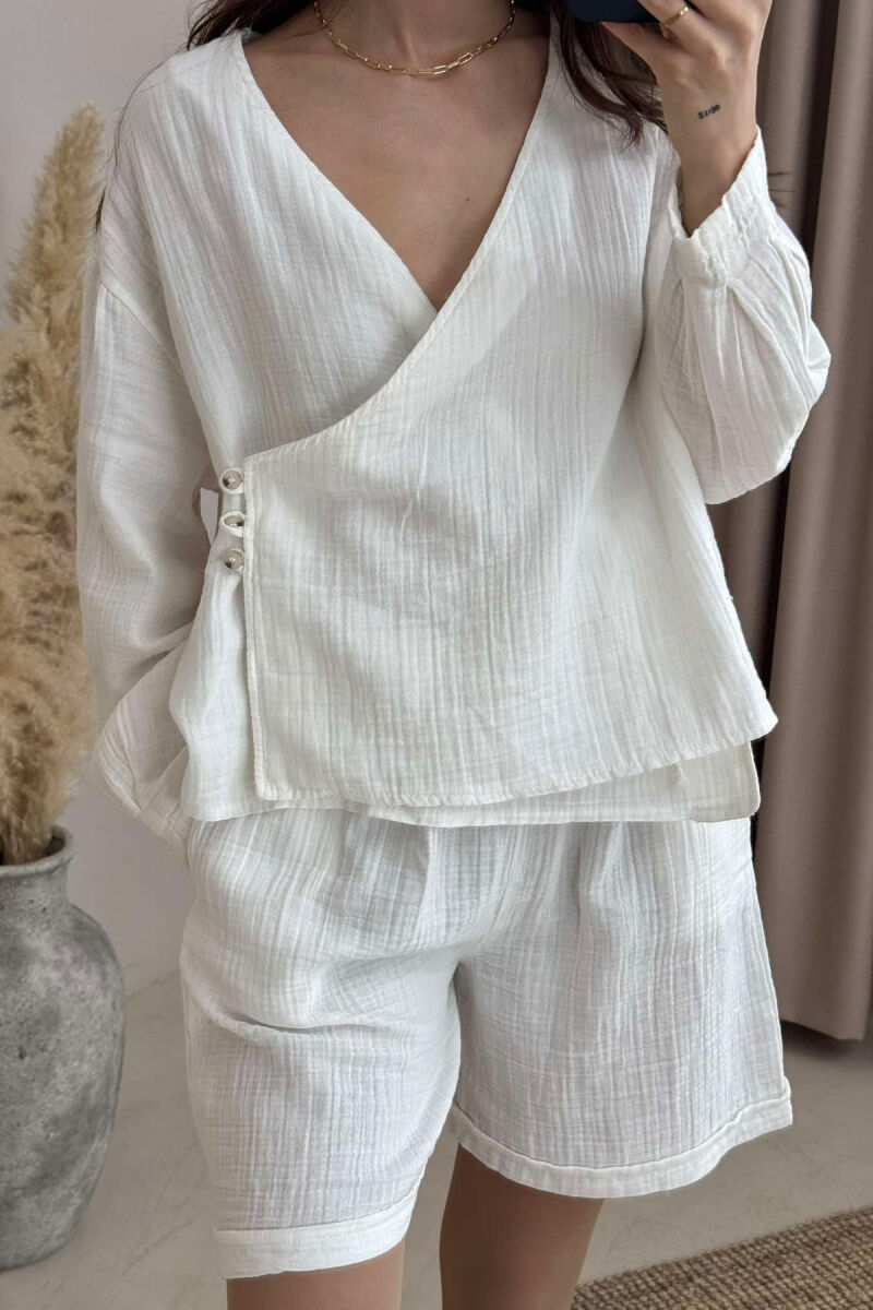 SET LINO PËR FEMRA NË NGJYRËN E BARDHË - 2