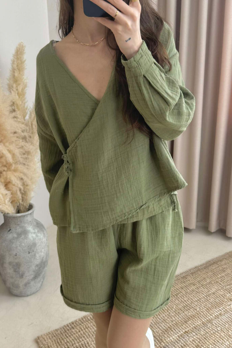 SET LINO PËR FEMRA NË NGJYRËN JESHILE - 2