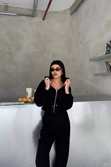 SET NJE NGJYRESH XHAKETE + PANTALLONA PER FEMRA NE NGJYRE TE ZEZE - 7