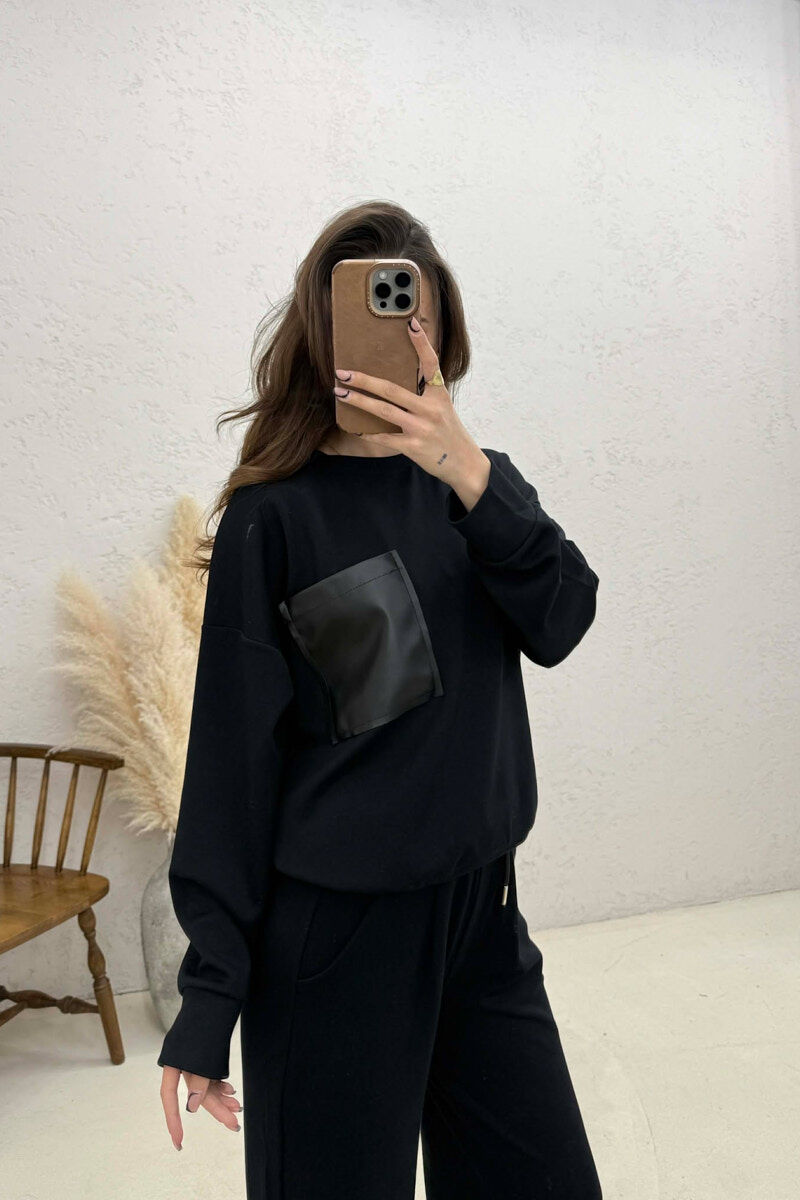 SET NJE NGJYRESH BLUZE + TUTA PER FEMRA NE NGJYRE TE ZEZE - 2