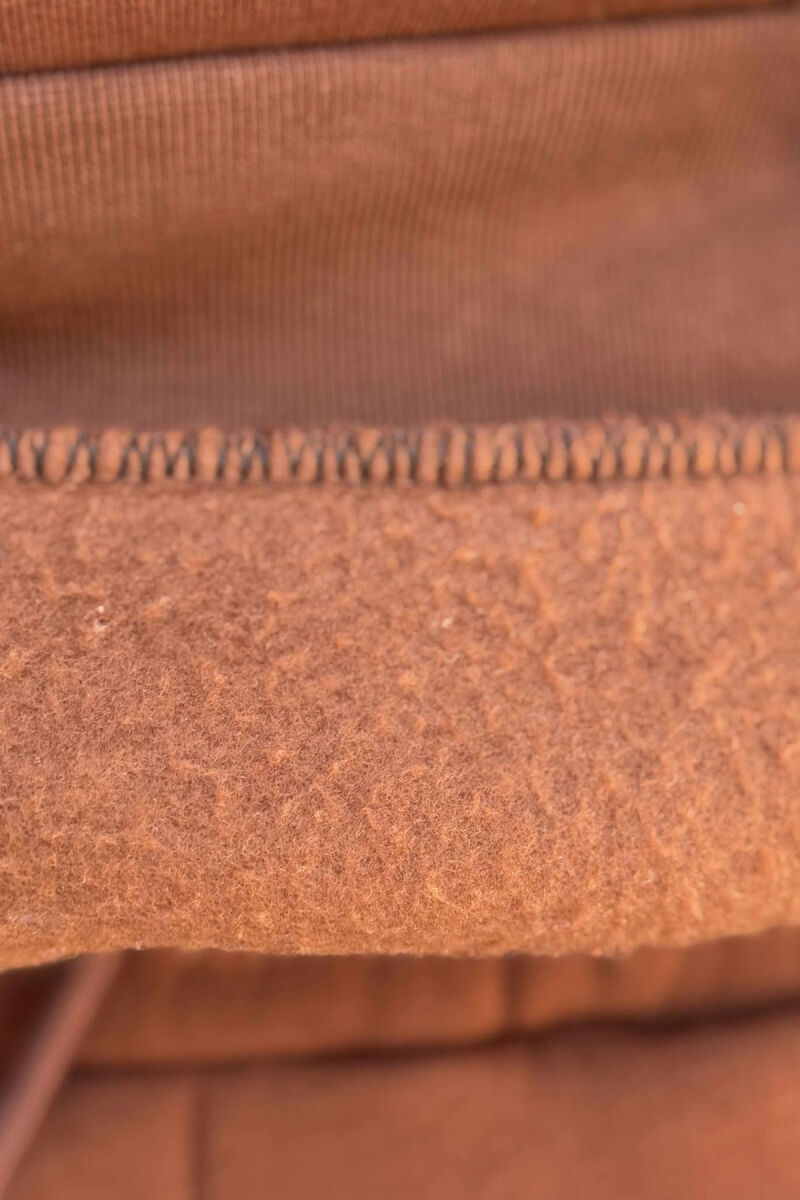 SET NJË NGJYRËSH HOODIE ME SHKRIM PARA+TUTA PËR MESHKUJ NË NGJYRË KAFE - 5