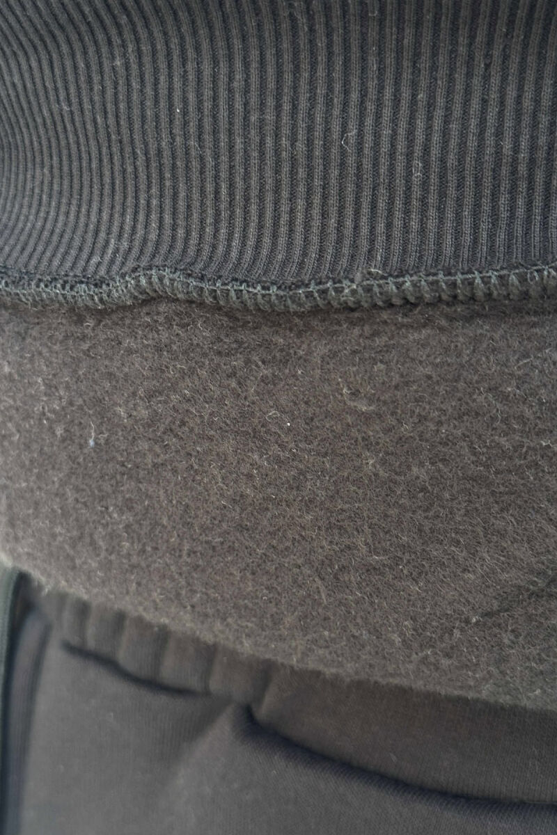 SET NJË NGJYRËSH HOODIE ME SHKRIM PARA+TUTA PËR MESHKUJ NË NGJYRË TË ZEZË - 3