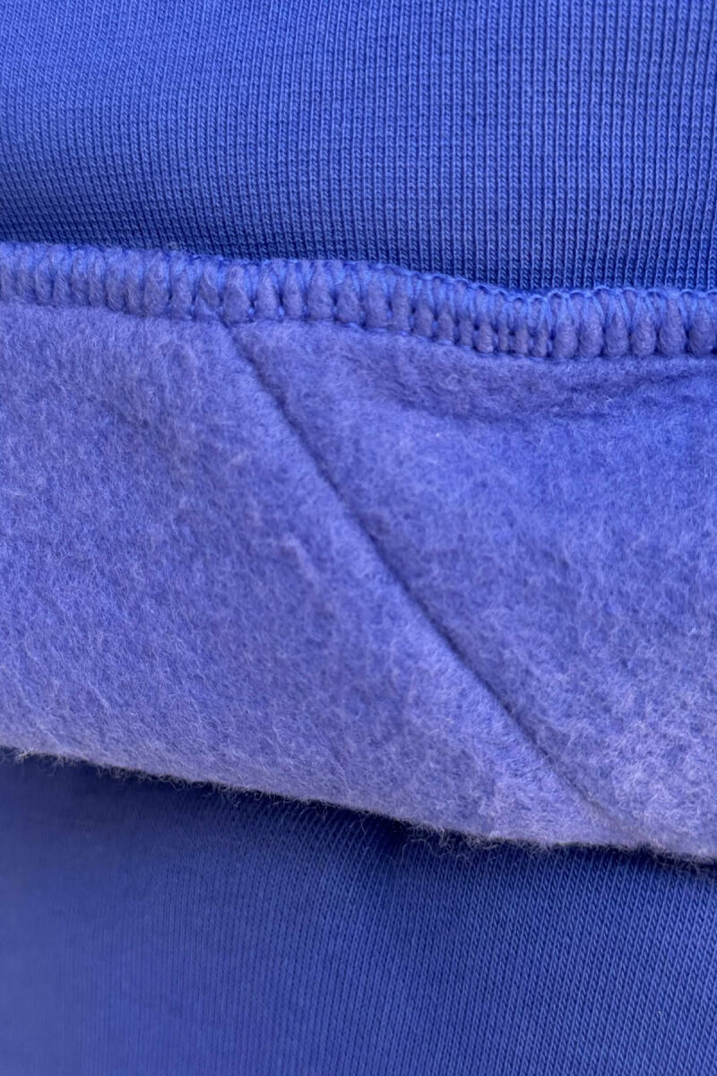 SET NJË NGJYRËSH ME PUSH HOODIE+TUTA PËR MESHKUJ NË NGJYRË BLU - 5