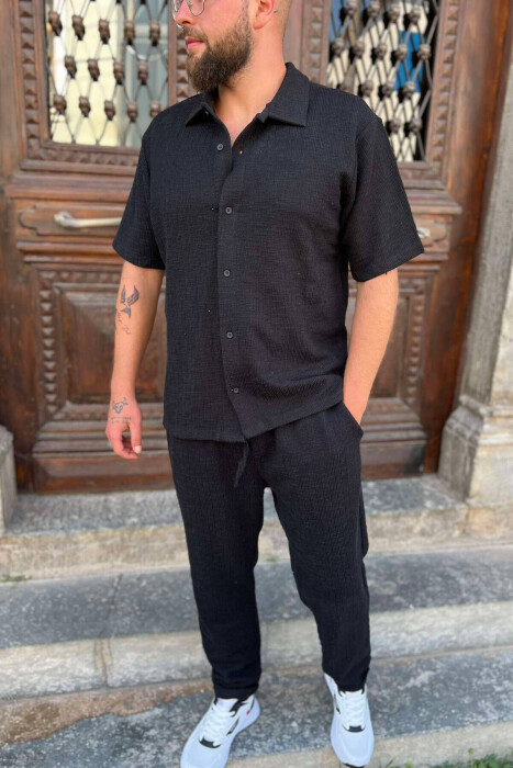 SET NJË NGJYRËSH PËR MESHKUJ NË NGJYRËN E ZEZË - 1