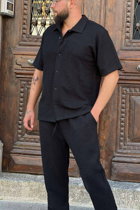 SET NJË NGJYRËSH PËR MESHKUJ NË NGJYRËN E ZEZË - 3