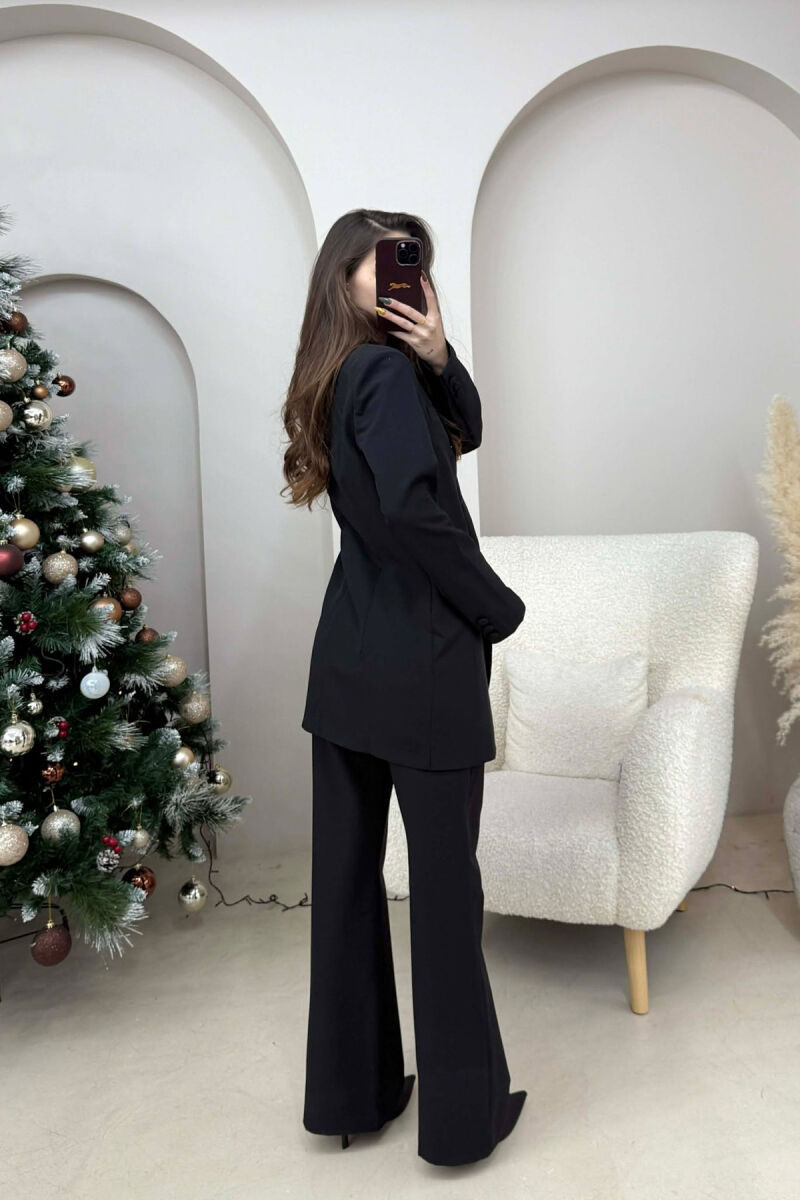 SET NJE NGJYRESH XHAKETE+PANTALLONA KLASIKE PER FEMRA NE NGJYRE TE ZEZE - 3