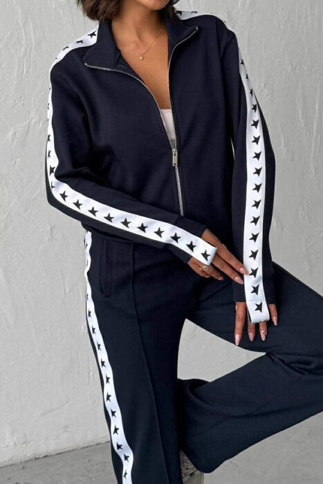 SET XHAKETE ME ZINXHIR + TUTA PER FEMRA NE NGJYRE BLU - 2