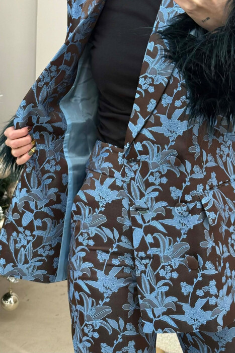 SET XHAKETE +PANTALLONA ME MOTIVE LULESH PER FEMRA NE NGJYRE BLU - 4