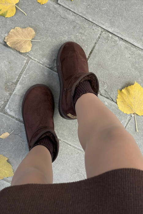 SHORT SIMPLE WOMAN UGG DARK BROWN/KAE - 3
