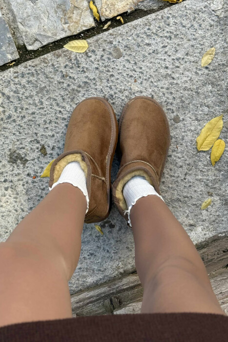 SHORT SIMPLE WOMAN UGG LIGHT BROWN/KAZB - 2