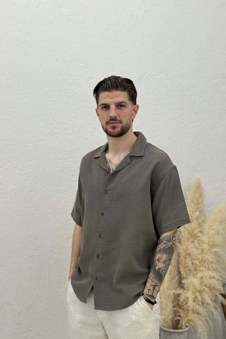 KEMISHE E THJESHTE ME MENGE TE SHKURTRA PER MESHKUJ NE NGJYRE GRI TE ERRET 