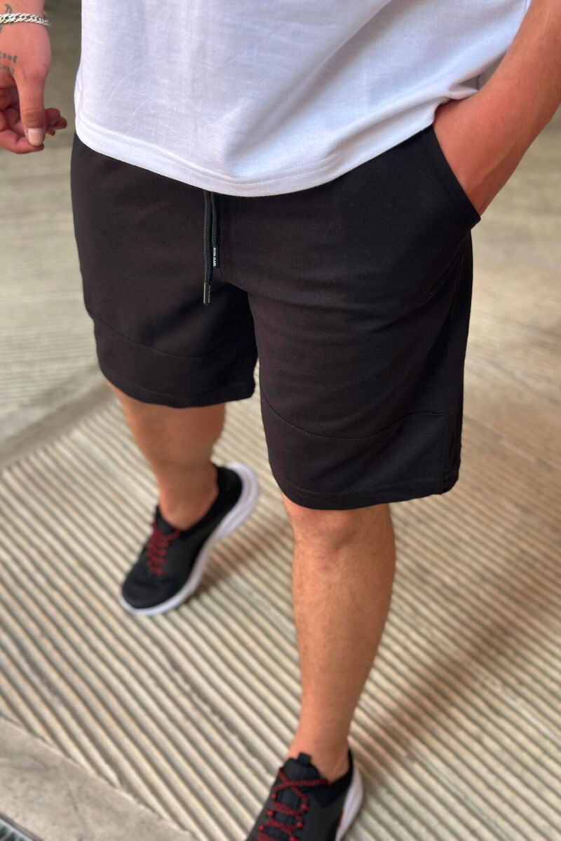 SIDE WRITTING MEN SHORTS BLACK/ E ZEZE - 2