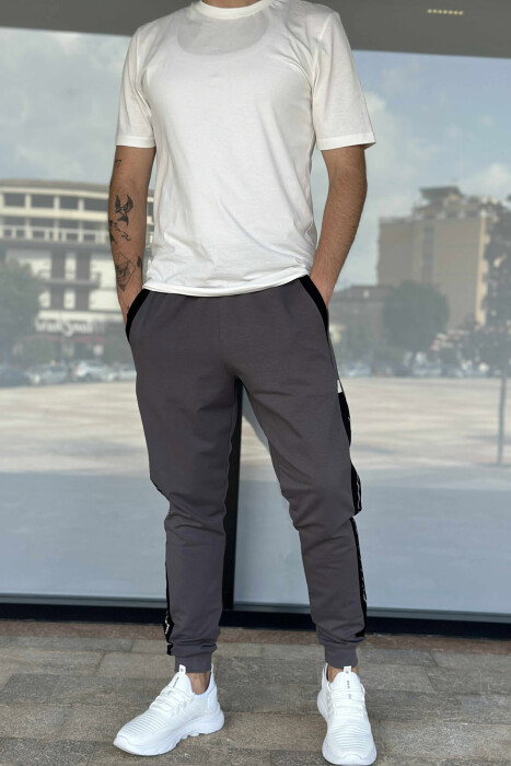 SIDE WRITTINGS SIMPLE MEN JOGGERS DARK GREY/GEE - 2