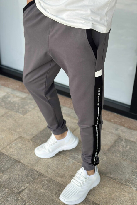SIDE WRITTINGS SIMPLE MEN JOGGERS DARK GREY/GEE - 1