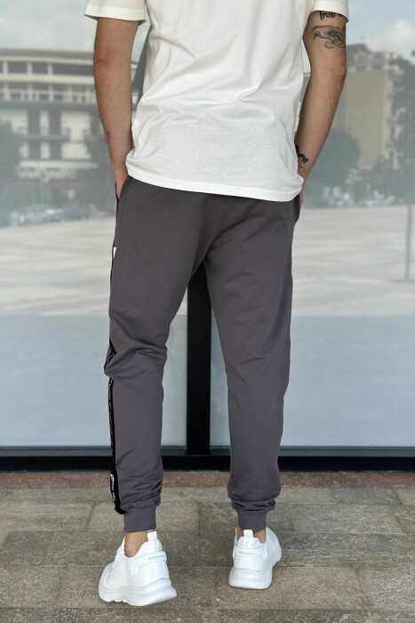 SIDE WRITTINGS SIMPLE MEN JOGGERS DARK GREY/GEE - 4