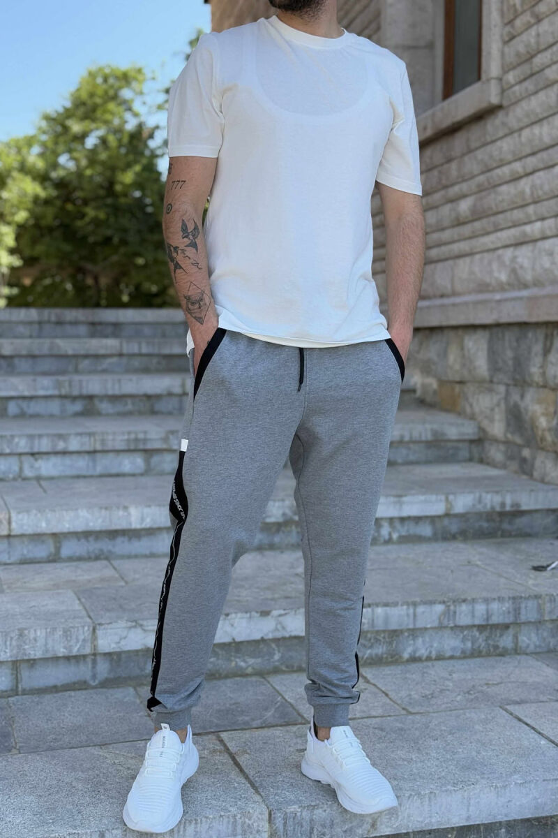 SIDE WRITTINGS SIMPLE MEN JOGGERS GREY/GRI - 2