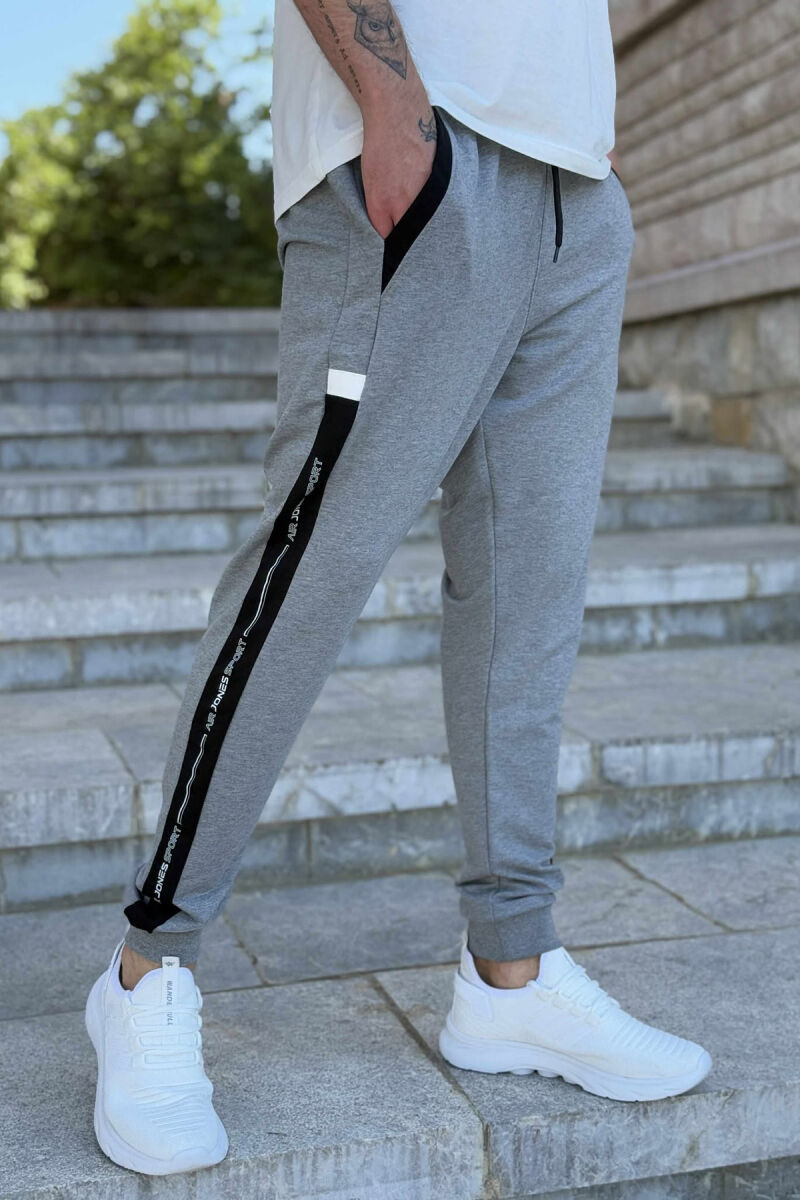 SIDE WRITTINGS SIMPLE MEN JOGGERS GREY/GRI - 3