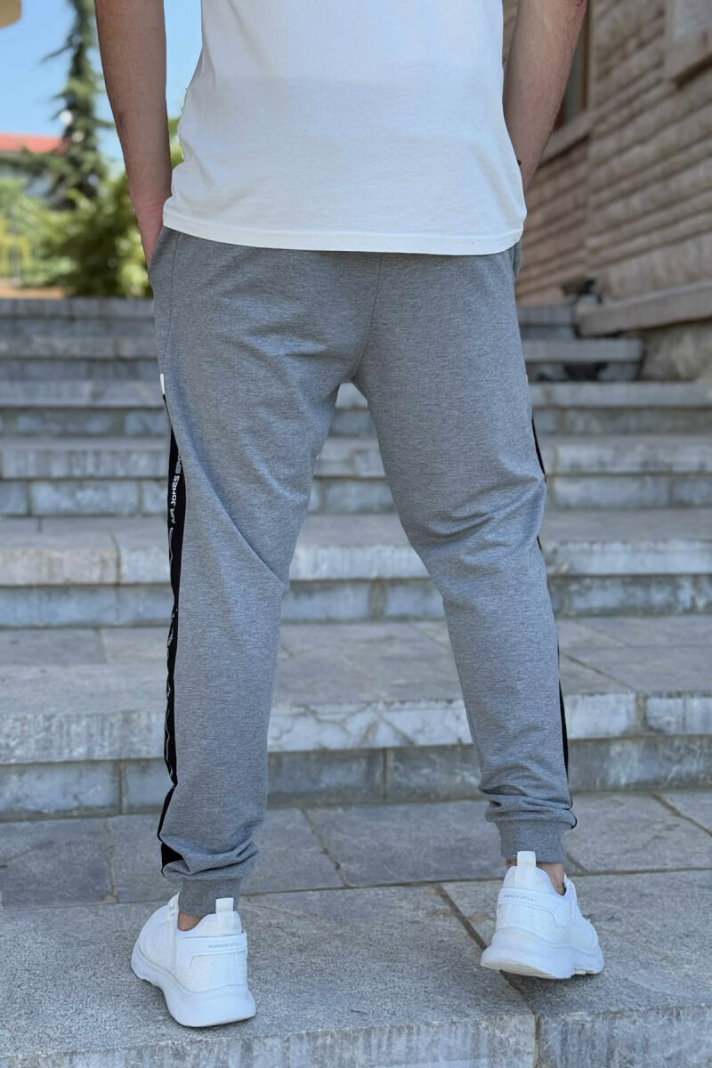 SIDE WRITTINGS SIMPLE MEN JOGGERS GREY/GRI - 4