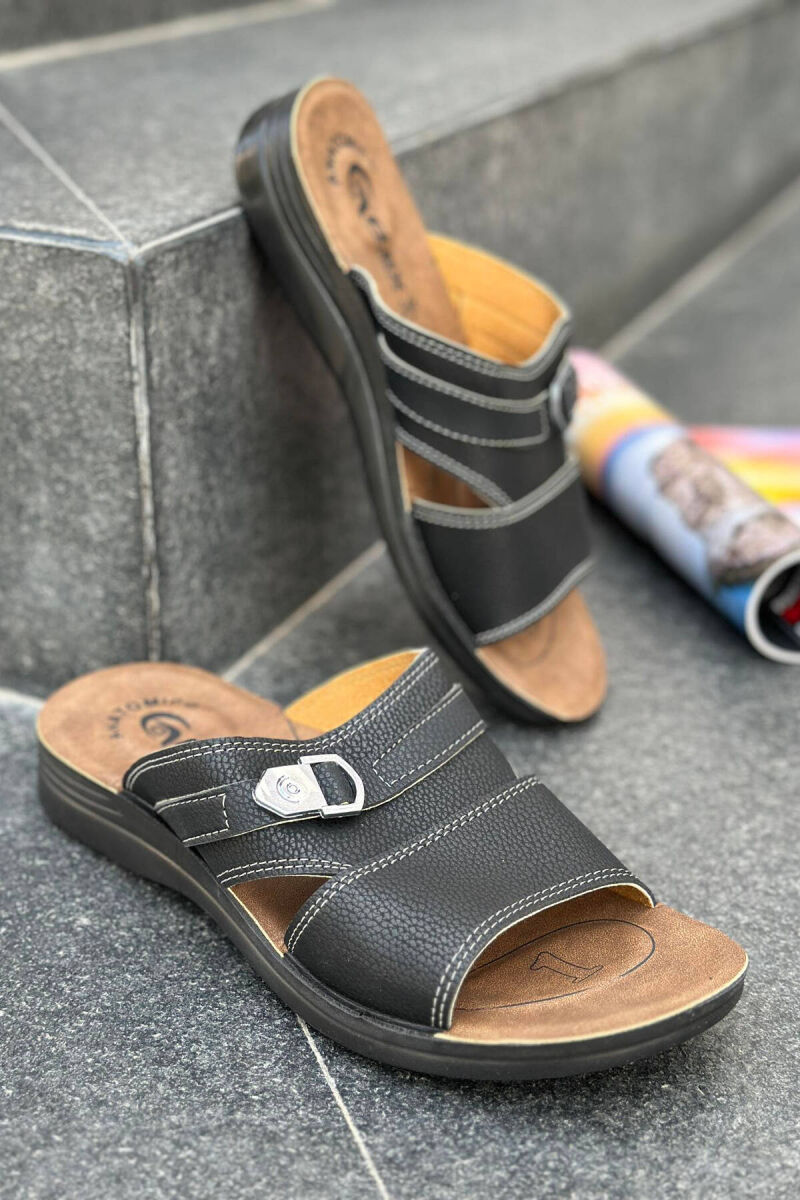 SIMPE MEN SLIPPERS BLACK/ E ZEZE - 1