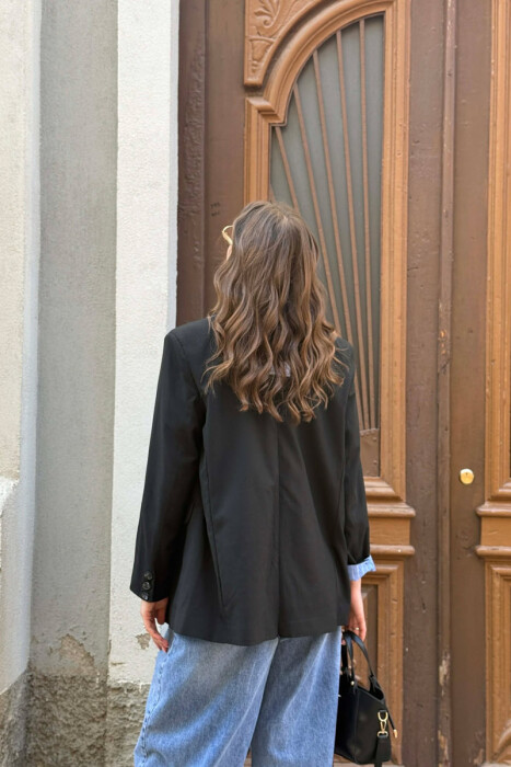 SIMPLE CLASSIC WOMEN JACKET BLACK/ E ZEZE - 5