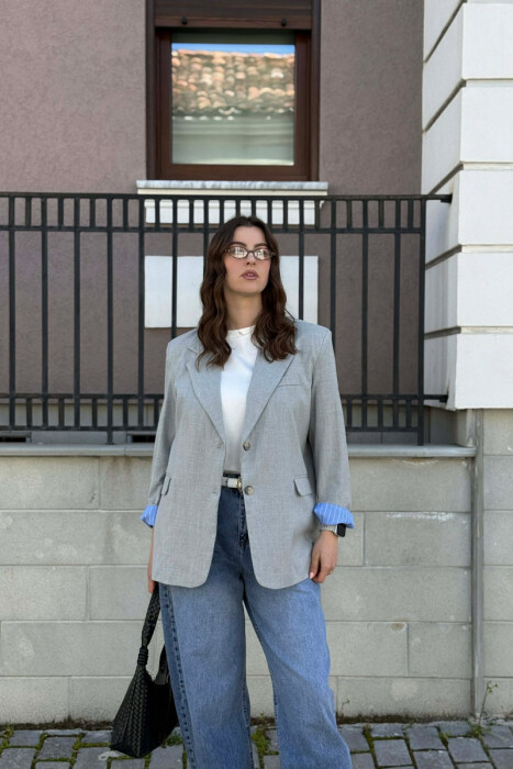 SIMPLE CLASSIC WOMEN JACKET GREY/GRI - 2