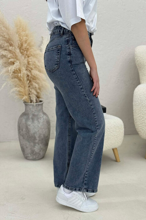 SIMPLE COLOR WOMEN JEANS BLUE/BLU - 3