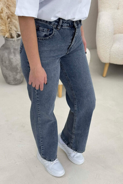 SIMPLE COLOR WOMEN JEANS BLUE/BLU - 4