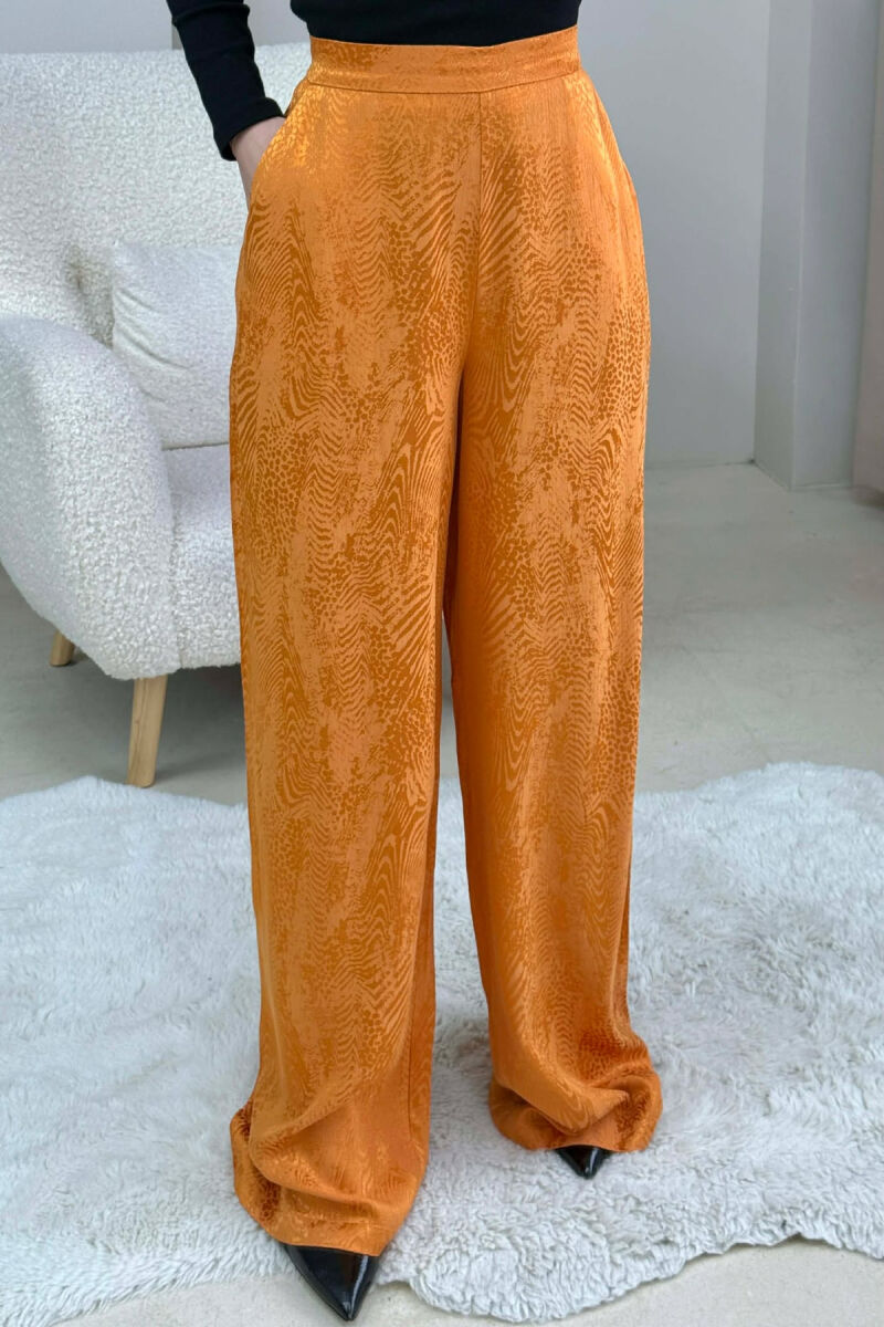 SIMPLE DESIGN WOMEN TROUSERS MUSTARD/MUSTARDE - 1