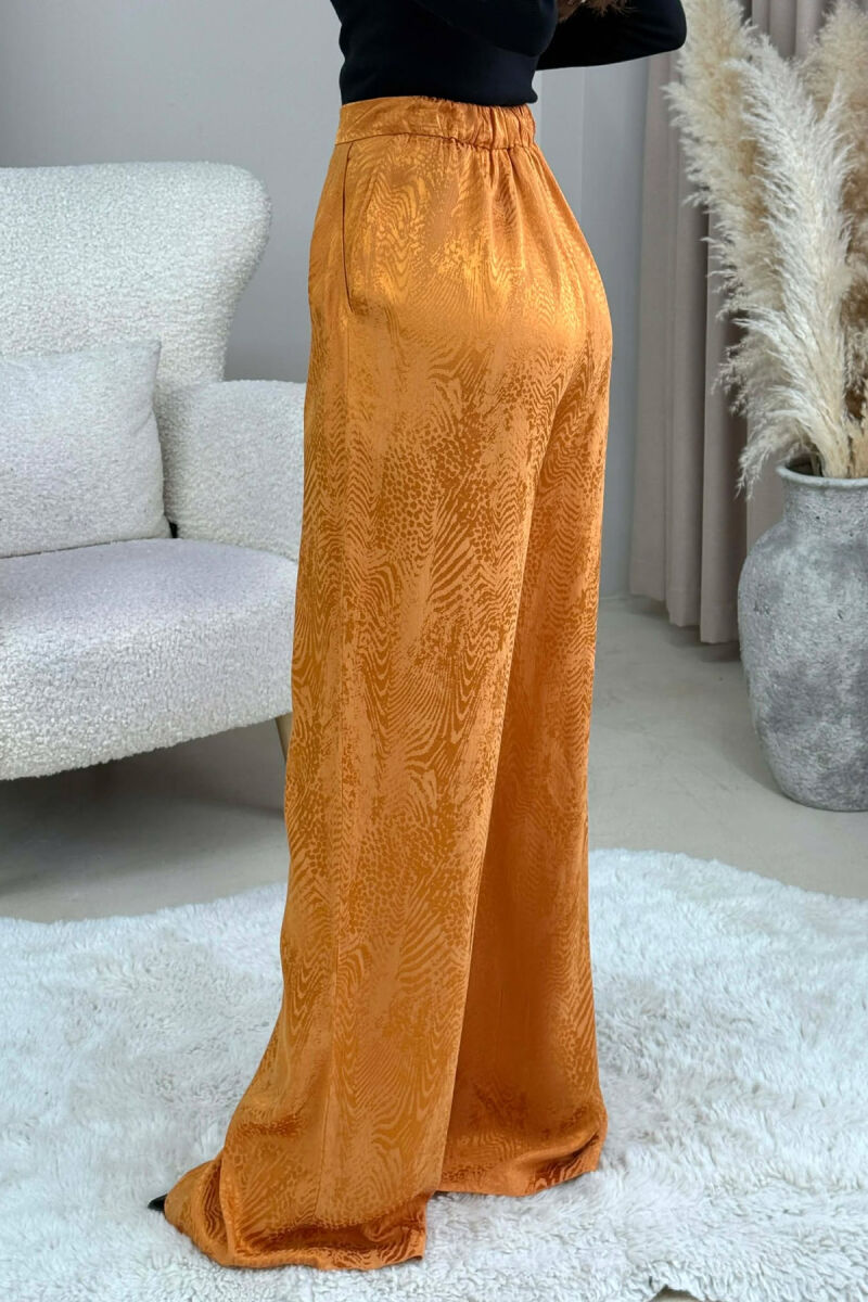 SIMPLE DESIGN WOMEN TROUSERS MUSTARD/MUSTARDE - 4