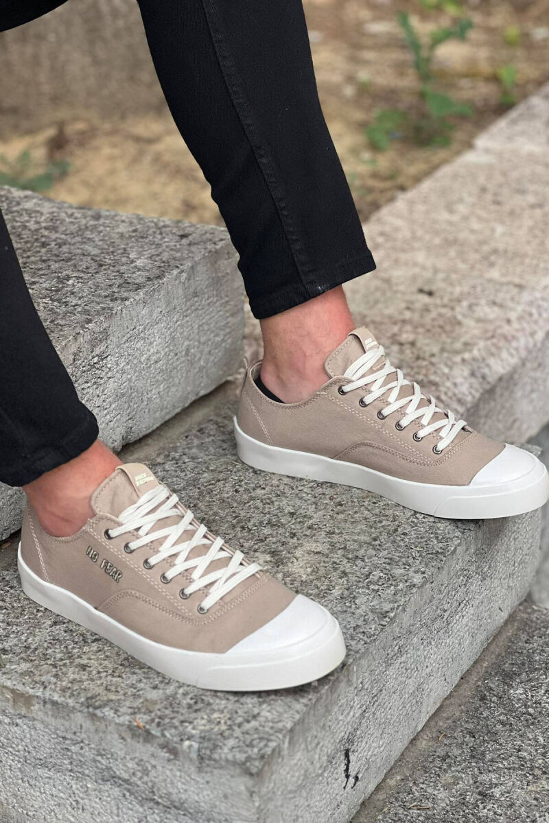 SIMPLE EVERYDAY MAN SNEAKERS BEIGE/BEZHE - 1