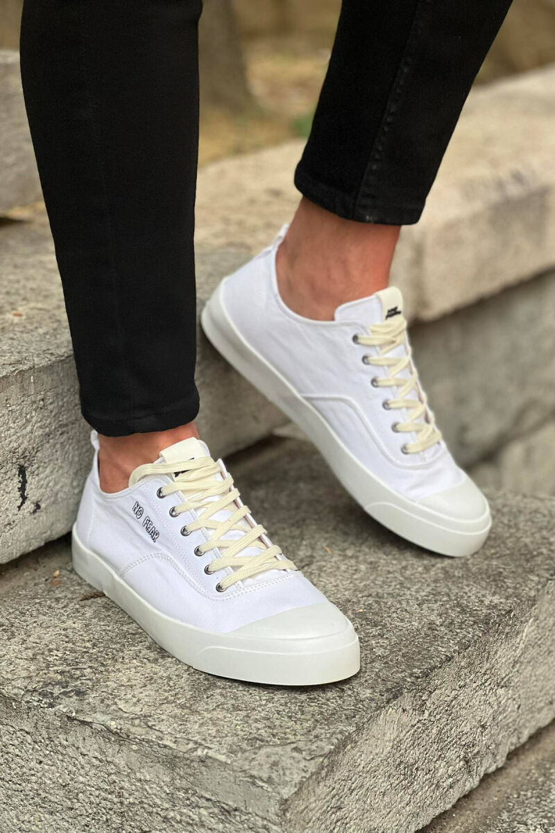 SIMPLE EVERYDAY MAN SNEAKERS WHITE-E BARDHE - 1