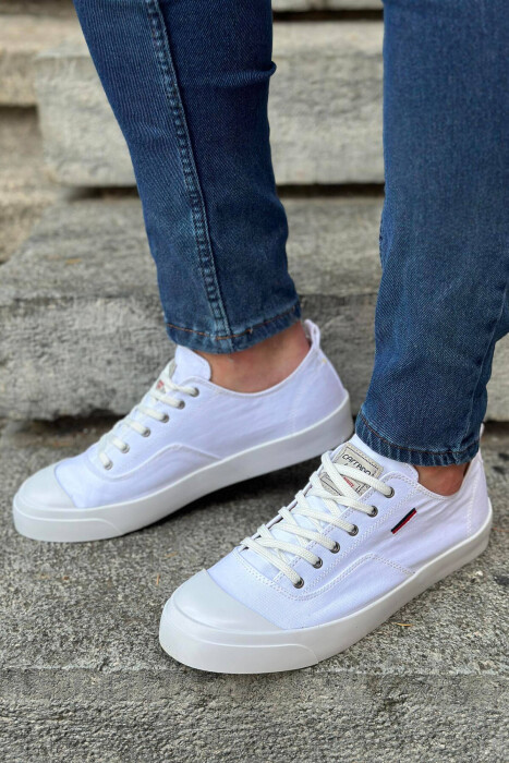 SIMPLE EVERYDAY MAN SNEAKERS WHITE-E BARDHE - 2