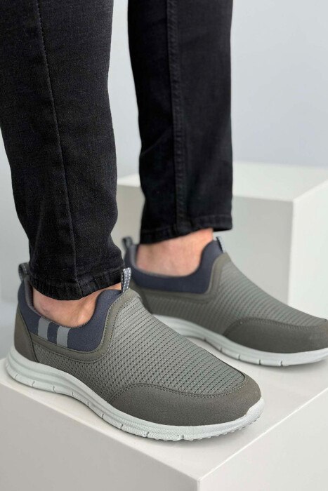 SIMPLE EVERYDAY MEN SNEAKERS GREEN/JESHILE - KLAUDIO FASHION