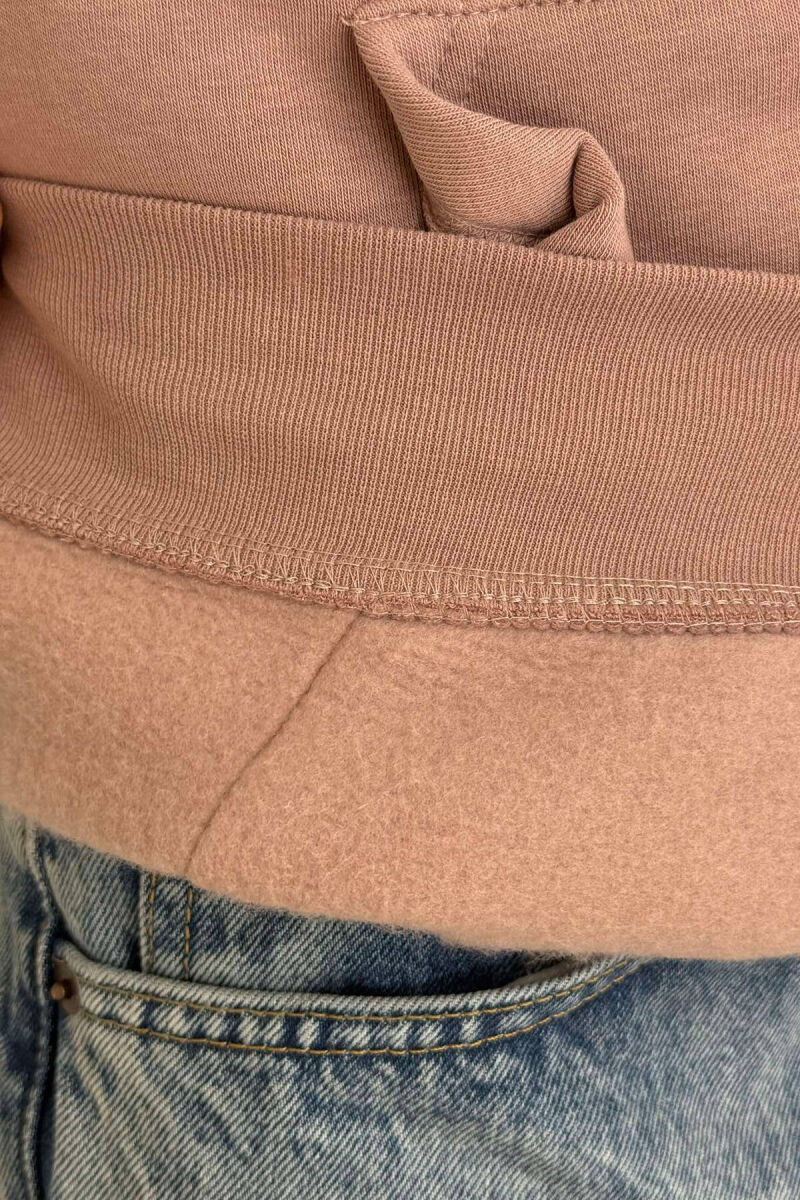 SIMPLE ONE COLOR MEN HOODIE VINEGAR/UTHULL - 3