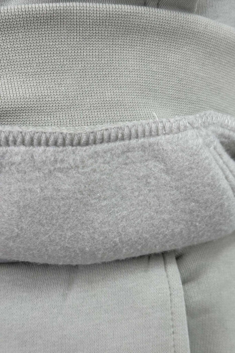 SIMPLE HOODED MEN FLUFFY SET LIGHT GREY/GZ - 4