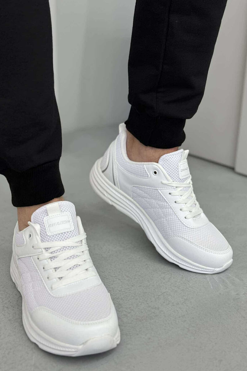 SIMPLE LACING SIMPLE MEN SNEAKERS WHITE-E BARDHE - 1