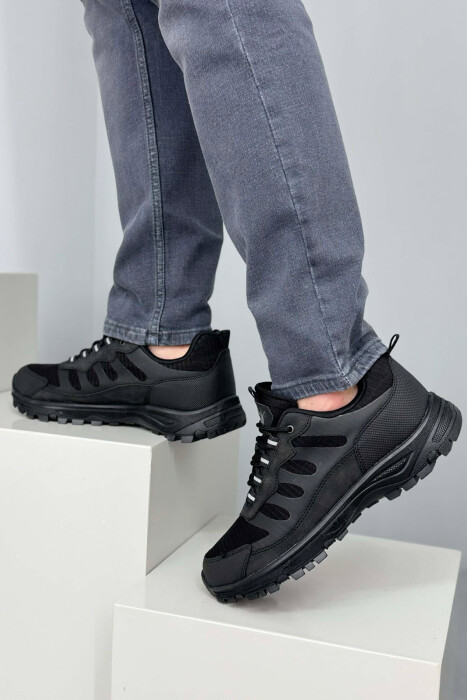 SIMPLE LACING TRAIL MEN SNEAKERS BLACK/ E ZEZE - 3