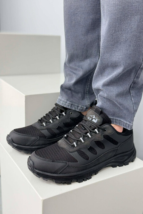 SIMPLE LACING TRAIL MEN SNEAKERS BLACK/ E ZEZE - 5