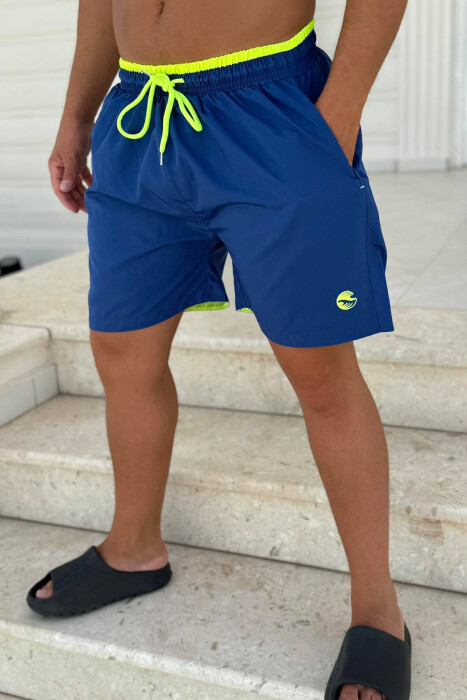 SIMPLE MAN SWIMWEAR BLUE/NEON/BLNEO 