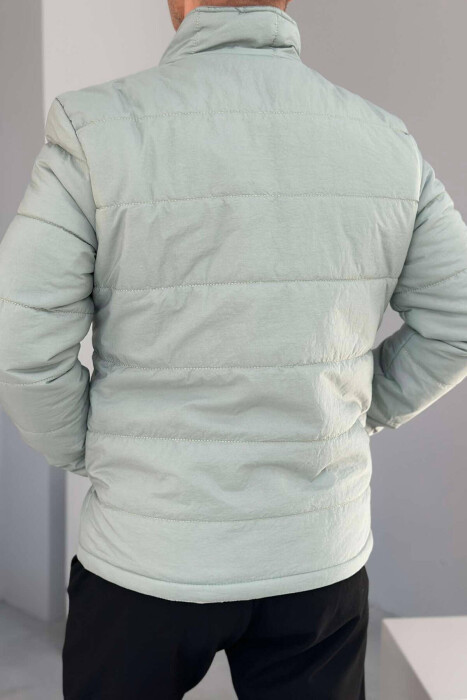 ONE COLOR MEN PUFFER JACKET DARK MINT/MENTE ERRET - 4