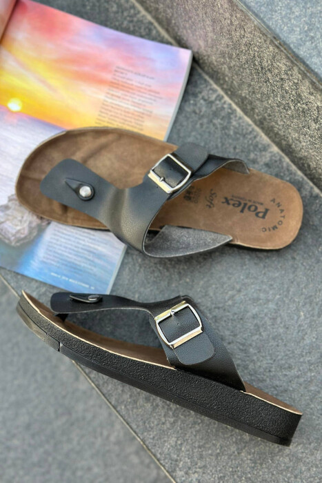 SIMPLE MEN SLIMPPERS BLACK/ E ZEZE - 3