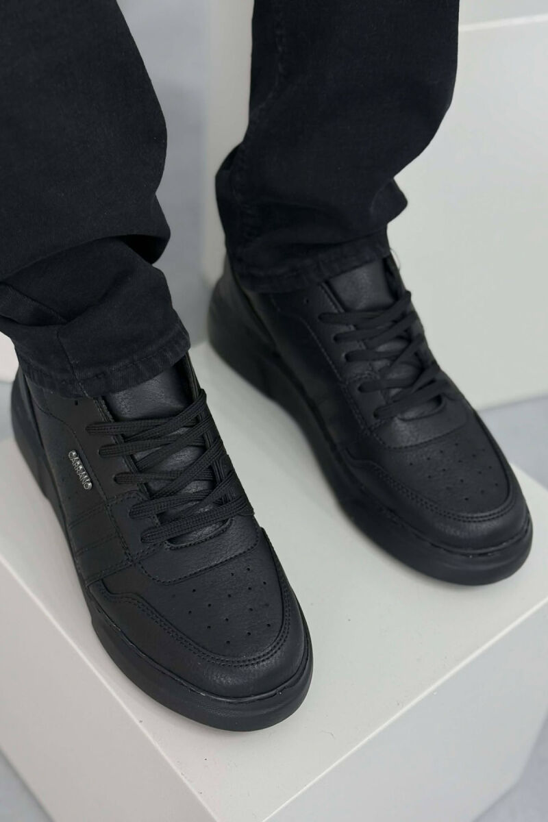 SIMPLE MEN SNEAKERS BLACK/ E ZEZE - 2