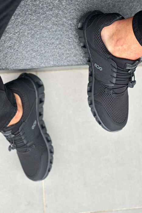 SIMPLE MEN SNEAKERS BLACK/ E ZEZE - 3