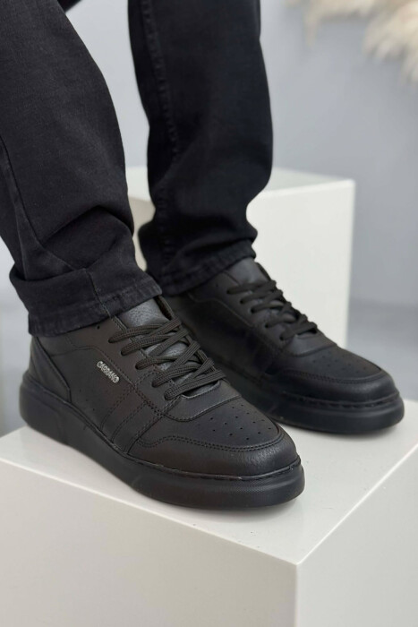 SIMPLE MEN SNEAKERS BLACK/ E ZEZE 