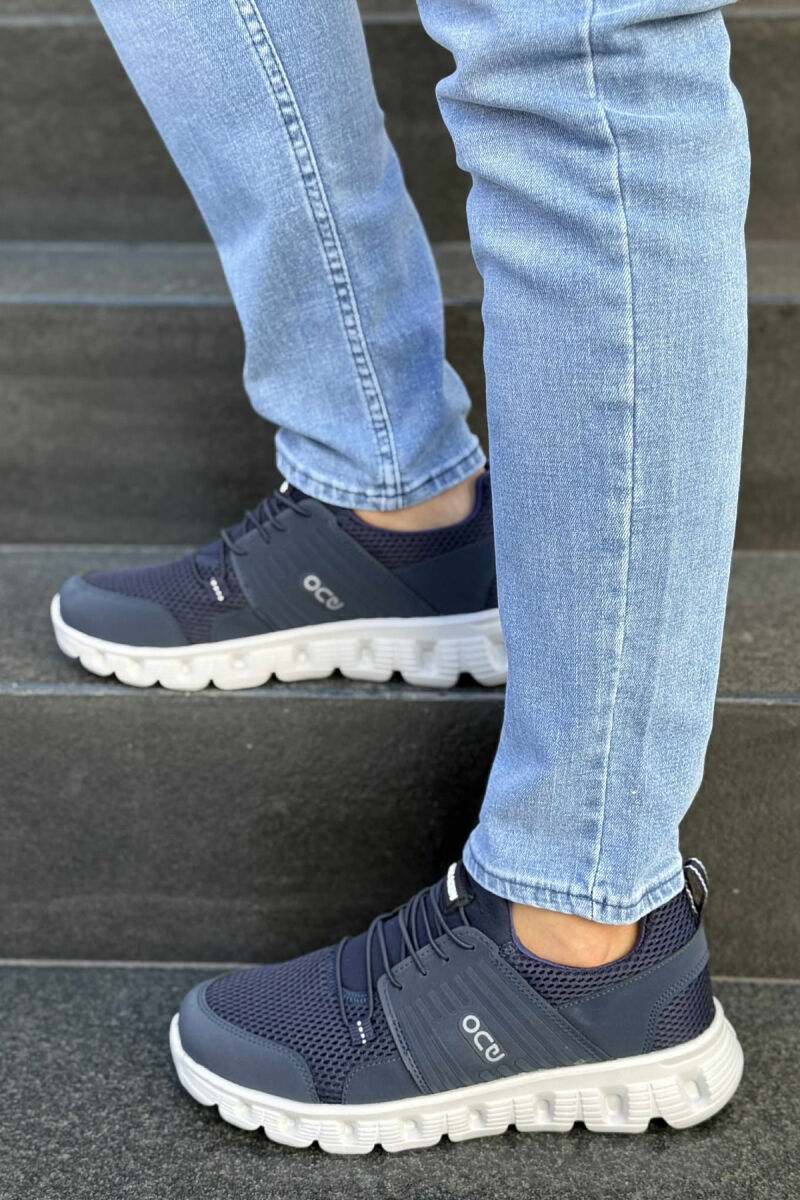 SIMPLE MEN SNEAKERS BLUE+GREY/ BLU+GRI - 2