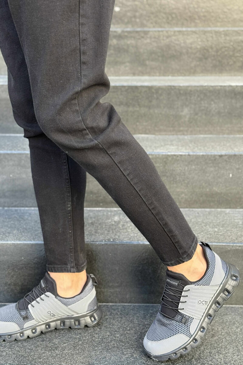 SIMPLE MEN SNEAKERS DARK GREY/GEE - 1