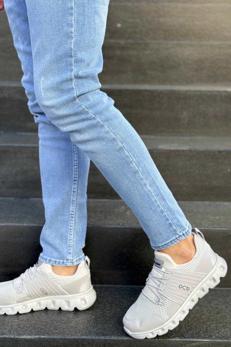 SIMPLE MEN SNEAKERS LIGHT GREY/GZ - 1