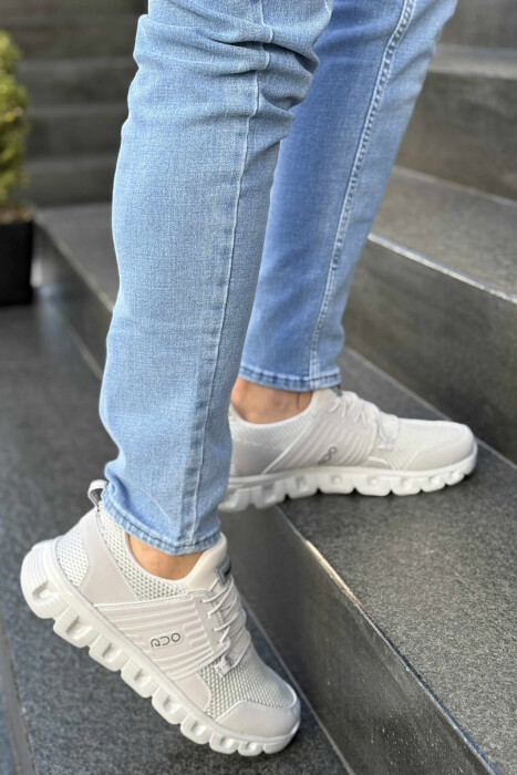 SIMPLE MEN SNEAKERS LIGHT GREY/GZ - 3